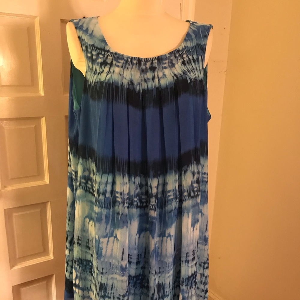 Very comfortable blue summer dress